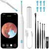 Ear Wax Removal Tool with 8 Kits & 5 Ear Spoon for iOS & Android (White)