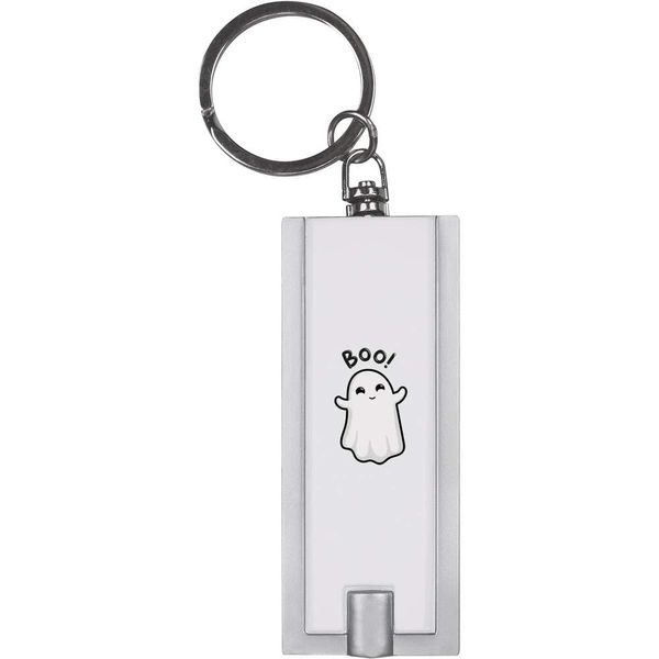 Azeeda 'Boo! Halloween Ghost' Keyring LED Torch (KT00025956)