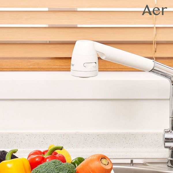 Aer Water Solutions Kitchen Sink Dual Spray Mode Faucet Filter (Handy/Cobra)