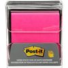 Post-it Pop-up Note Dispenser, Black, Designed to work with Post-it Pop-up
