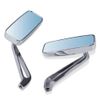 Rectangle Motorcycle Rear View Side Mirrors For Harley Street Glide Road King US