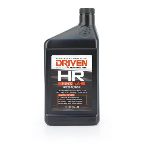 Joe Gibbs 01606 HR-3 15W-50 Synthetic Hot Rod Oil - 1 Quart Bottle (Quantity 4)