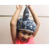 DS. DISTINCTIVE STYLE Shower Cap Shark Kids Shape Shower Hat Baby Bath Cap - Sliver