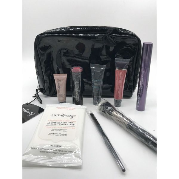 Ulta Beauty Fall GWP 2019 Makeup Items Bag 9pc Set Lipstick Mascara Primer Brush