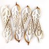 Worlds 8PC Large Tibia Center Cut Sea Shells for Crafts Windchimes Shellcraft Home Decor 4"~5" Inch