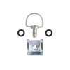 Oldbones Motorcycle Race Fasteners Quick Release D-Ring Race Fasteners Type C 14mm Matt Sliver(10 Pack)