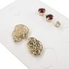 Peanuts SNAC3397 Snoopy Pierced Earrings, 5 Piece Set, Gold