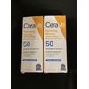 CeraVe Hydrating Sunscreen SPF 50 Face Lotion 2PK  2.5 oz