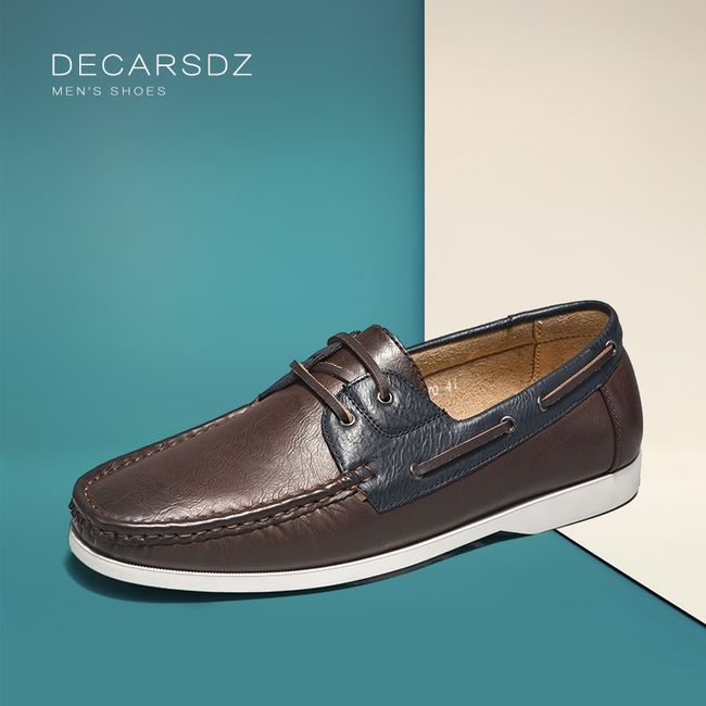 Retro Classic Men's Loafers Breathable Brand Men's Boat Shoes