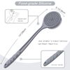 Silicone Back Scrubber (Thick Bristles) & Bath Glove & Face Brush Set(3Pcs) Sup
