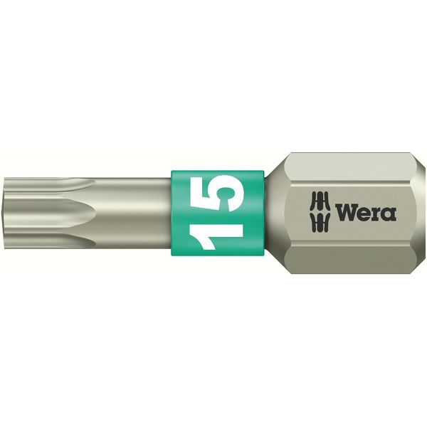 Wera 3867/1 TS Edelstahl Bit TORX T15 x 25