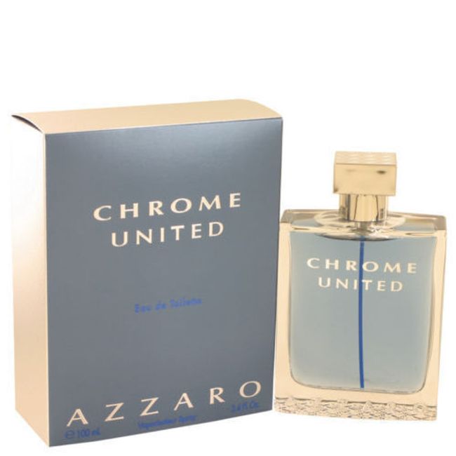 Chrome United Men's  By Azzaro 3.3 / 3.4 oz EDT Spray New In  Box