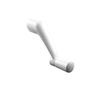 Casement Window Operator Handle, 5/16" Spline Size, 2-11/16" Length, White