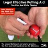 EyeLine Golf Impact Ball Liner - Training Aid Accessories - 3 -Pack Red Alignment Kit Marker Pen by Hank Haney. Align Ball See Putter face Alignment to Target line. Immediate Short putt Improvement