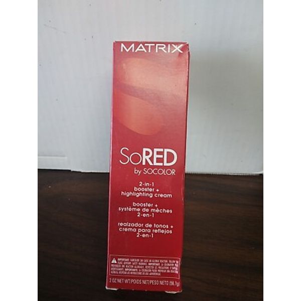MATRIX SOCOLOR SORED 2-IN-1 BOOSTER + HIGHLIGHTING CREAM   RED