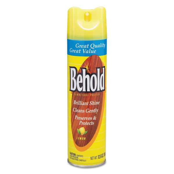 Behold Furniture Polish, Lemon, 12.5 Ounce (2 Pack)