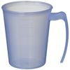 Komori Resin Tableware Cup, Stacking Cup with Handle, Blue, 10.1 fl oz (300 ml), Stackable with Handle, Made in Japan