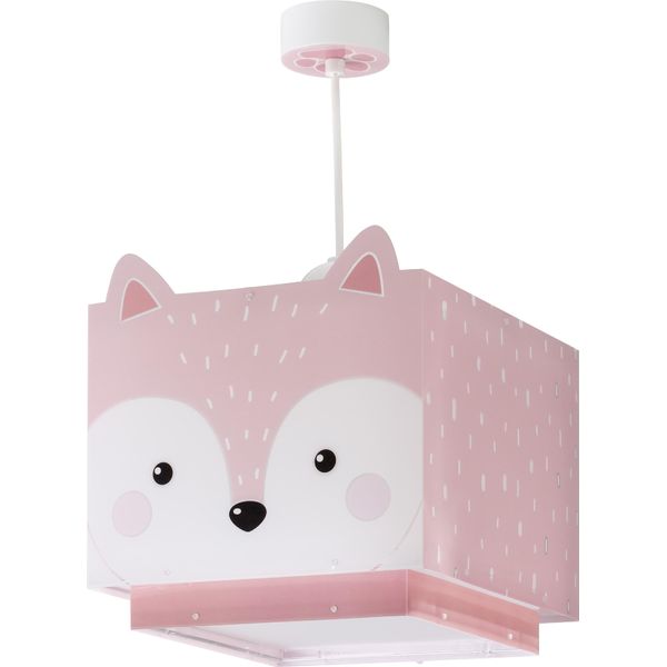Dalber Children's Lamp Pendant Light Little Fox Animals Rose