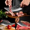Serbian Meat Cleaver Knife Forged Kitchen Knife Sharp Boning Knife Full Tang
