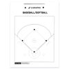 Champro Baseball/Softball Board (White, 12 x 9-Inch)