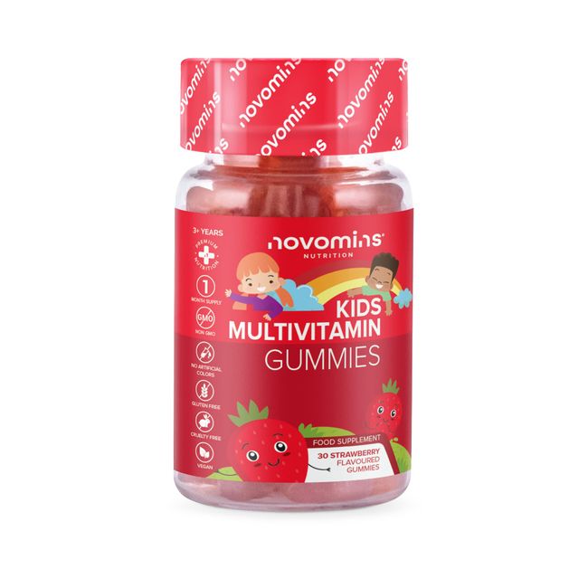 Kids Vitamins - Kids Multivitamin Gummies – 1 Month Supply - Chewable Kids Multivitamin - Vegan - Gluten Free – 13 Essential Childrens Vitamins – Kids Vitamins by Novomins