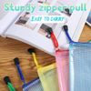 20-Pack A5 Plastic Document Wallets with Zip Pouches