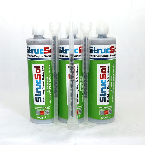 Strucsol Resin Application Kit (x3 EASF Resin with nozzles)