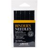 LINECO Book Binder'S Steel Needles 5 Pieces, White, OSFA