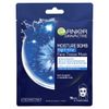 Garnier Moisture Bomb Night-Time Deep Sea Water and Hyaluronic Acid Sheet Mask, Hydrating & Replenishing Sleep Mask, Biodegradable and Vegan Tissue, 28g