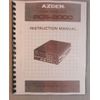 Azden PCS-2000 Instruction Manual - ring bound & protective covers!