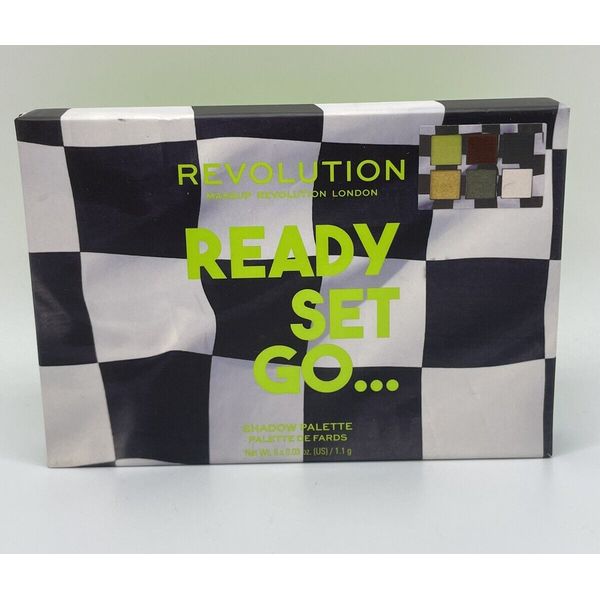 Revolution Eyeshadow, Palette Six Colors Ready Set Go