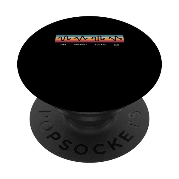 Retro Waveform Music Producer Modular Synthesizer PopSockets Swappable PopGrip