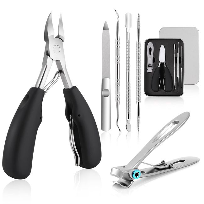 Professional Toenail Clippers for Thick Nails for Seniors - Thick Toenail  Clippers for Men - Large Handle for Easy Grip + Sharp Stainless Steel - Best  Nail Clipper… 
