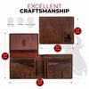 BULL GUARD Mens RFID Blocking Bifold Wallet