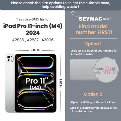 SEYMAC stock Case for iPad Pro 11 inch Case 2024 (M4), Shockproof Protective with Pencil Holder, Screen Protector, 360° Rotate Stand, Adjustable Hand Strap, Shoulder Strap, Green