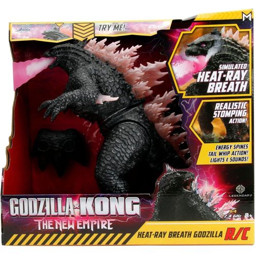 New Jada Toys Godzilla x Kong The New Empire Remote Control Heat Ray Breath 2024