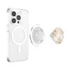 Cute Floral Pattern Light Beige Flowers PopSockets PopGrip for MagSafe