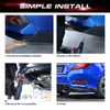 Rear Bumper Lip Canards Splitter Diffuser Side Aprons For Honda Civic 2016-2021