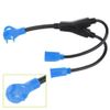 INEEDUP RV Electrical Cord Cable Adapter 125V/3750W with Grip Handle