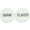 2 Baccarat Bank and Player Button Set Casino Games