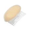 2Pcs Beige Puffy Ponytail Insert Hair Combs Hair Bun Updo Maker Hair Bump Up Insert Volume Hair Base Insert Pad Cushion Half-up Holder for Hair Styling