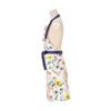 Francfranc Flower Cotton Full Apron Yellow
