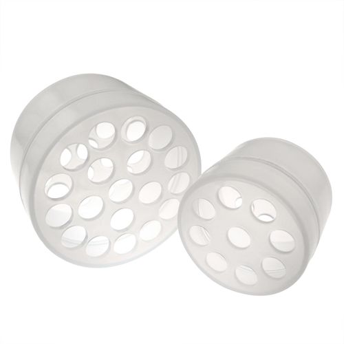 Lind Kitchen 2PCS Plastic Spiral Flower Arrangement Stem Holder Large/Small Clear Flower Arrangement Stem Holder for Wedding Everyday Home Decoration Anniversary Flower Bouquet Decoration