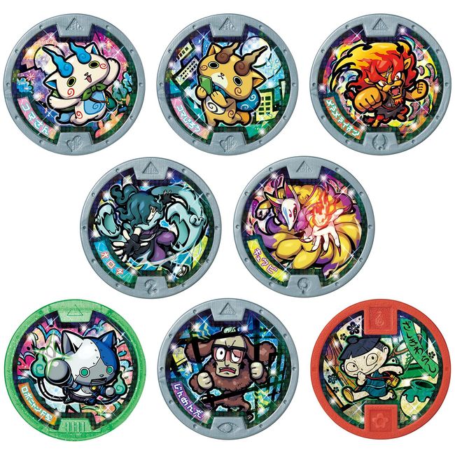 Yo-Kai Watch Yo-Kai Medal Set 01 Friends Yo-Kai Meeting!