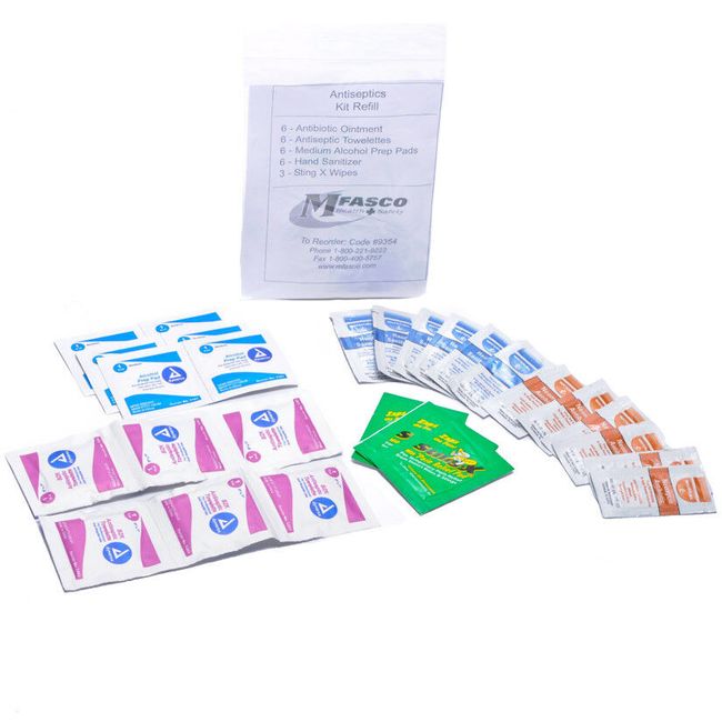 First Aid Kit Refill Antiseptic Products