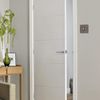 1 Gang Intermediate Single Light Switch Gloss Brush Chrome Screwless Plate N313DME