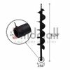 4" Earth Auger Drill Bits For Gas Powered Post Fence Hole Digger
