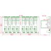 Electronics-Salon DIN Rail Mount AC/DC 12V Control 16 SPDT 16Amp Pluggable Power Relay Module, G2R-1-E