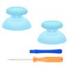 eXtremeRate Heaven Blue Replacement Thumbsticks for PS5 Controller, Custom Analog Stick Joystick for PS4 Controller Universal