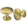 LONTAN Pack of 10 Furniture Knobs Gold Modern - Kitchen Knobs, Cupboard Knobs, Drawer Knobs, Door Knobs for Bedroom, Bathroom